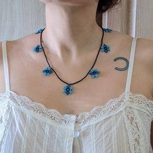 Mexican floral necklace